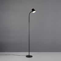 LED Stehleuchte, Schwarz, 145 cm Höhe