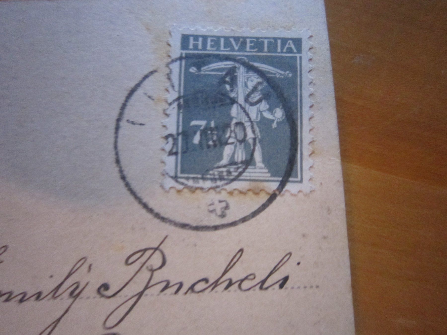 Cartoline postali: No 5 Postkarte Seelenfriede 1920 – Usato da Gordola venduto da Polentaefung 4