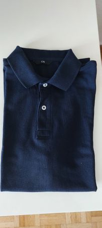 C&A Poloshirt, Dunkelblau, Gr. S - Zeitlos &Neu