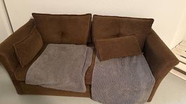 Sofa / Couch Stoff Braun