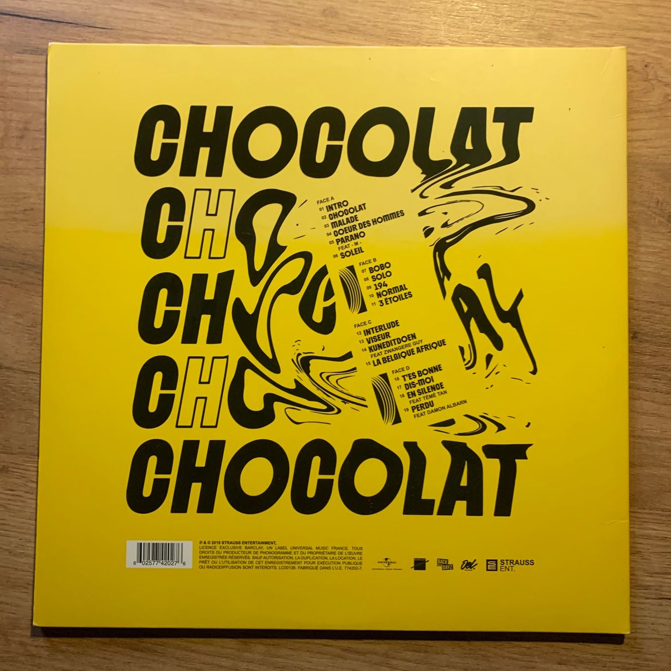 Dischi in vinile: ROMÉO ELVIS - CHOCOLAT...OG FR 2019...EX/EX – Usato da Gals venduto da Diskopatshop 1