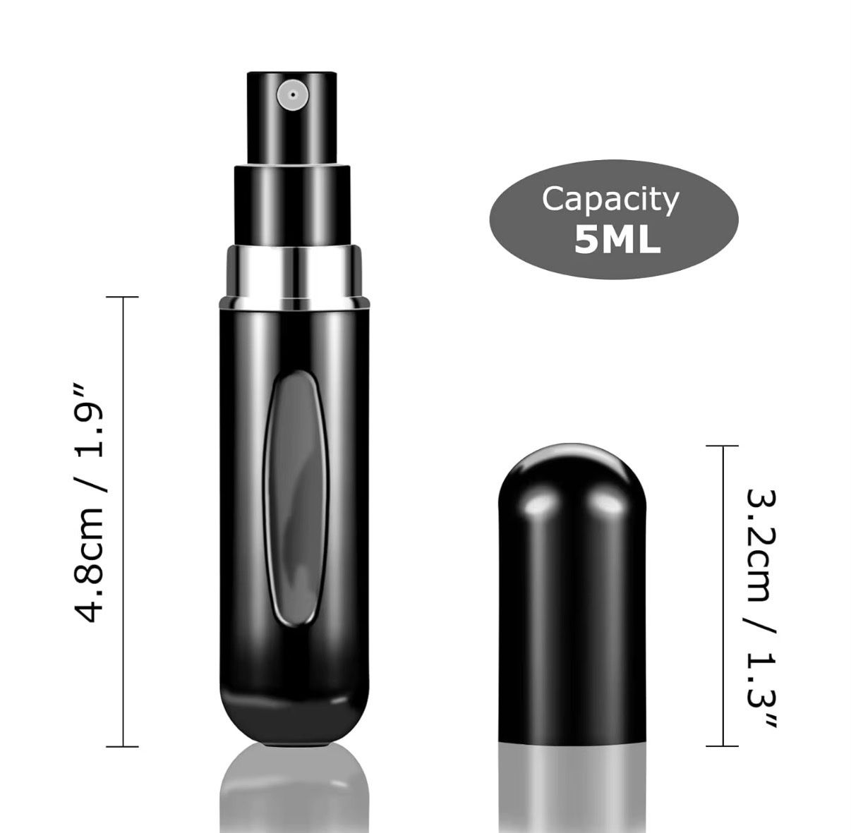 Profumi & Eau de Toilette: Parfum Abfüller 5ml Schwarz oder Silber – Nuovo e nell'imballaggio originale da Mühledorf BE venduto da ericgrunder_12 4