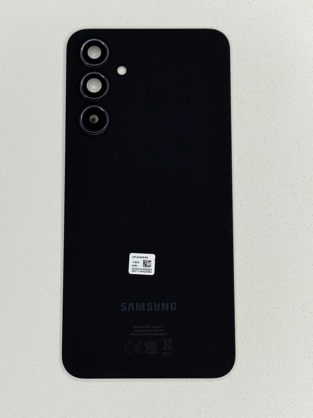 Samsung Portables: Vitre arrière Originale Samsung A54 Noir – D'occasion à Zug par ElPhone