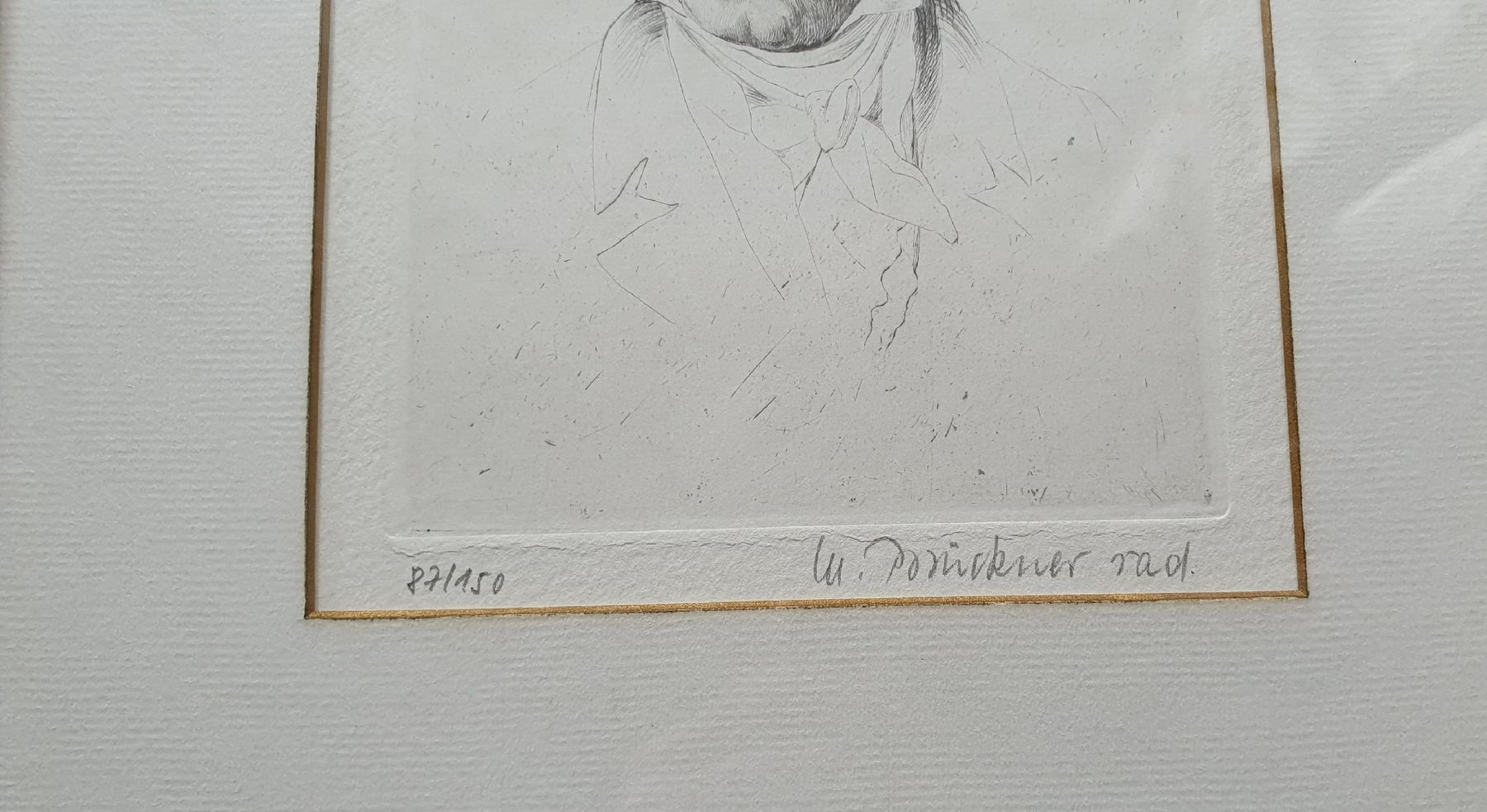 Dipinti: 2 Radierungen Beethoven & Schubert, im Goldrahmen – Usato da Kreuzlingen venduto da Rschweiz1 4