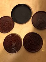 Dessous de verre, set de 4, éléphant ou spirale par jeu