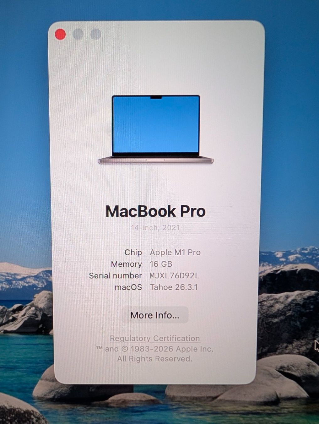 Apple Notebook: Macbook Pro M1 2021 512GB – Usato da Zürich venduto da MMLP 6
