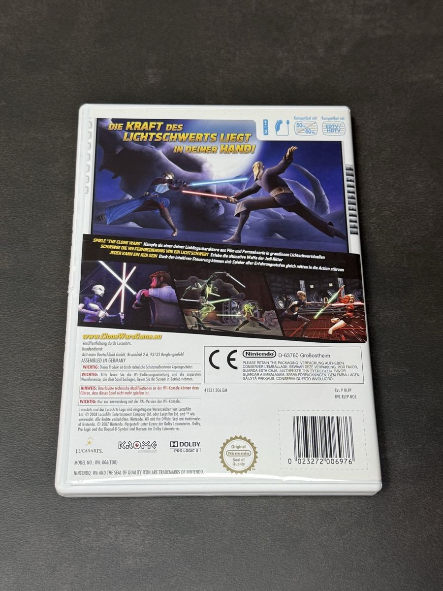 Nintendo Giochi: Star Wars The Clone Wars Wii Spiel mit Hülle – Usato da Wallbach venduto da ale_db7t 1