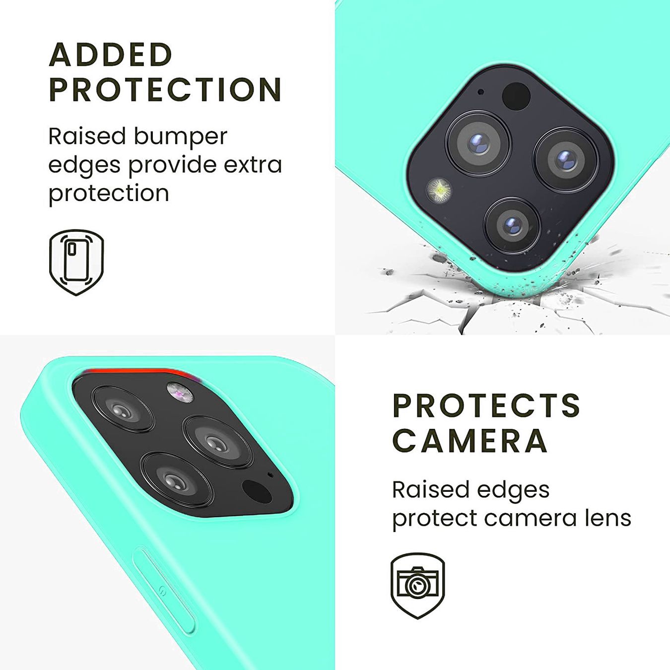 Cover & Protezioni schermo: iPhone 13 Pro Max Hülle Etui Silikon Case Cover Tasche Soft – Nuovo e nell'imballaggio originale da Volketswil venduto da coverandmore 3