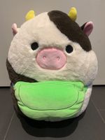 SQUISHMALLOWS Fuzz-A-Mallows Kuh CONNOR mit Täschli ca.30 cm
