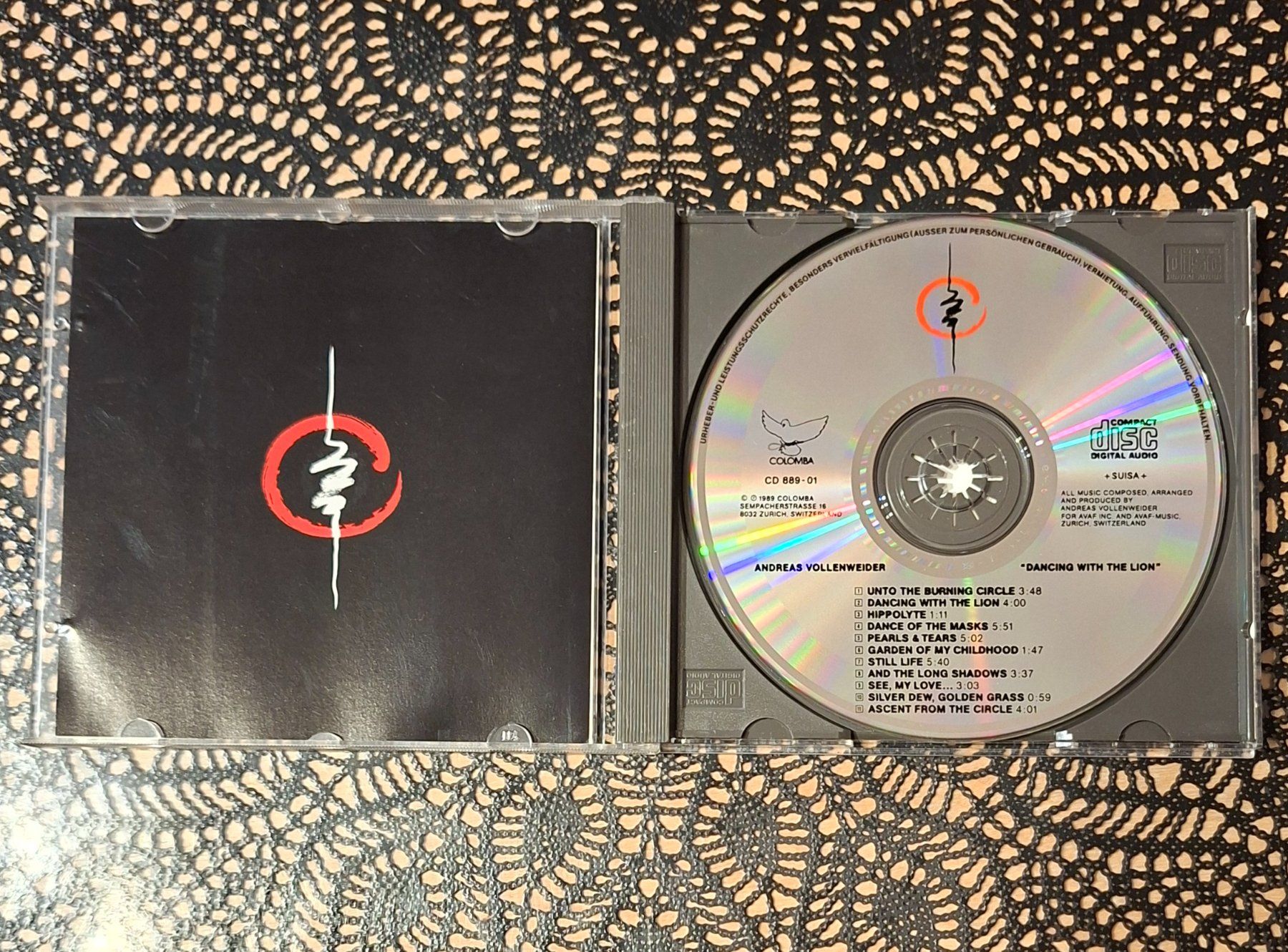 CDs: Andreas Vollenweider - Dancing With The Lion, CH Pop CD 1989 – Gebraucht aus Schönenberg TG von Gregolino76 2