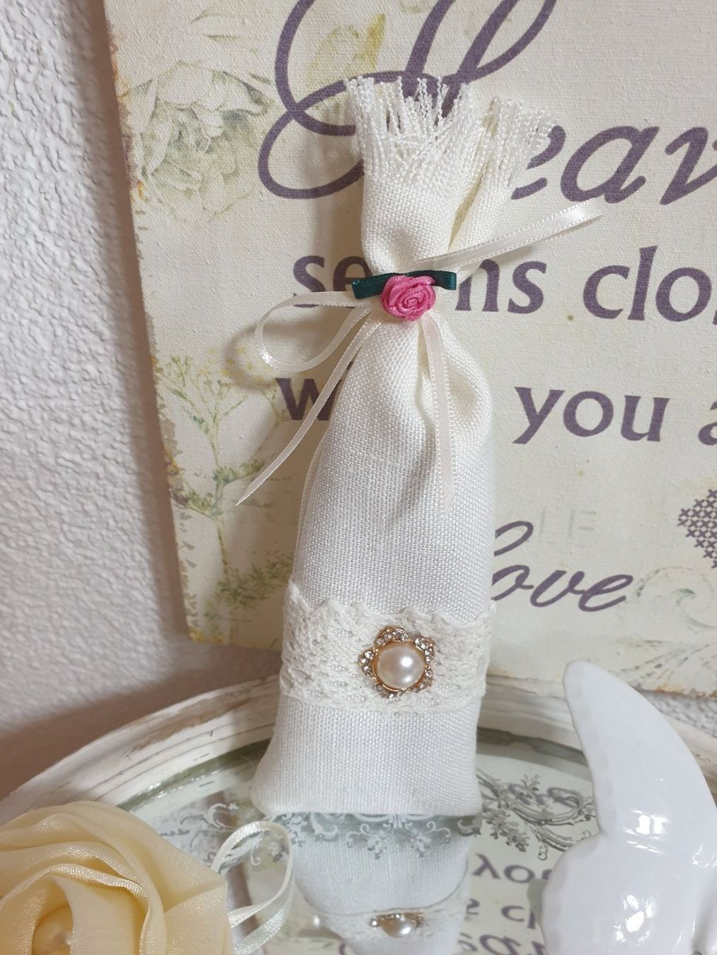 Tutte le decorazioni: Lavendelsäckli Lavendel Geschenk Geburtstag Muttertag – Nuovo e nell'imballaggio originale da Gossau ZH venduto da Goes05