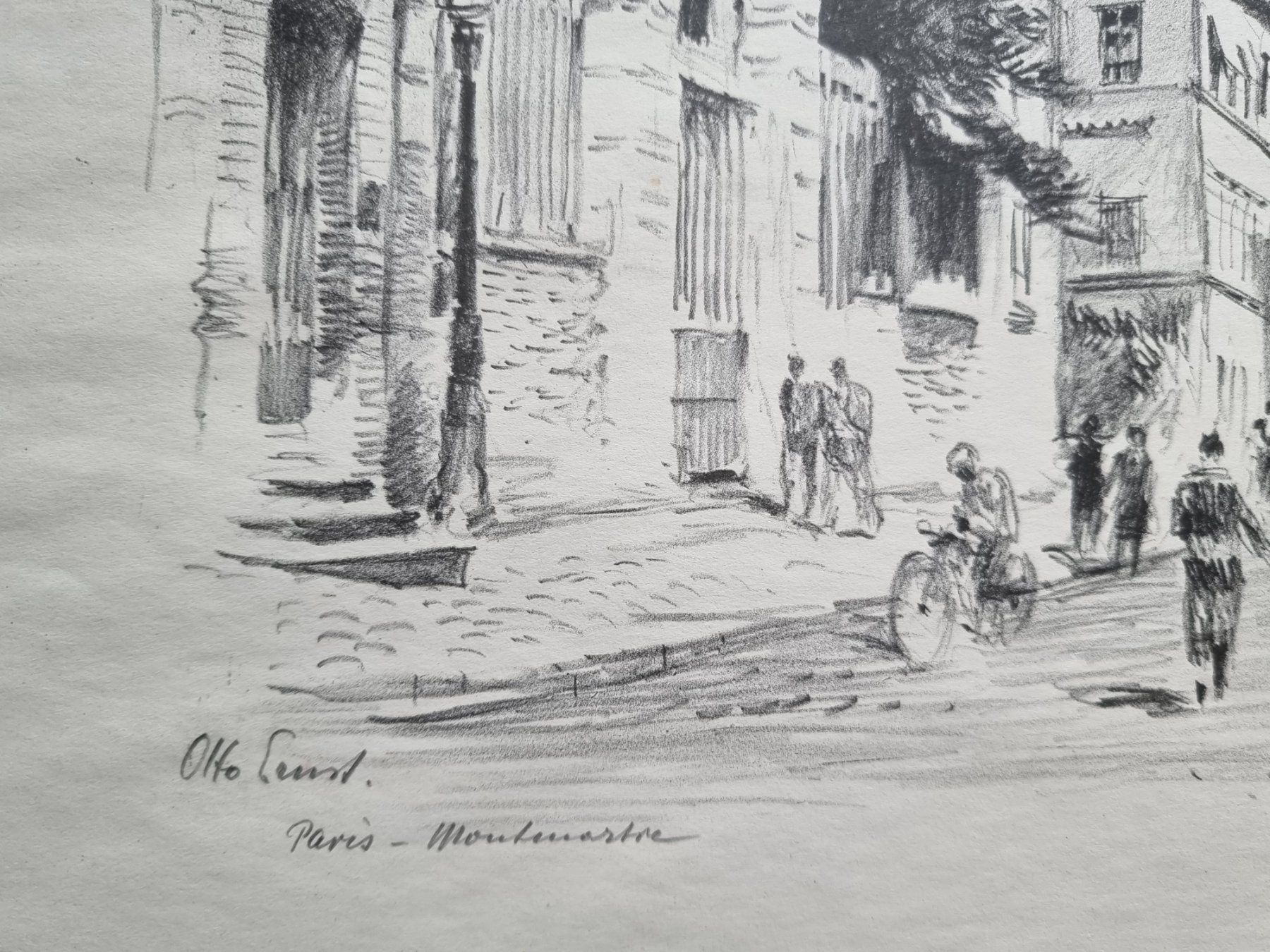 Grafica & Litografie: OTTO ERNST LITHOGRAPHIE SIGNIERT PARIS – Usato da Gersau venduto da grafik-kunst 2