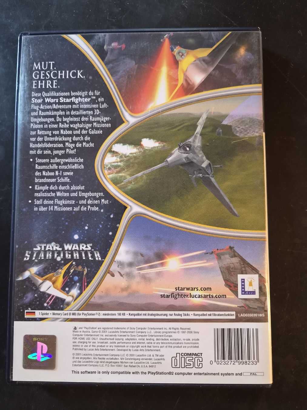 Spiele: Star Wars Starfighter Game PS2 – Gebraucht aus S-chanf von pat_9lxp 1