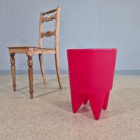 Designer 1er Hocker "BUBU" Philippe Starck, France, rosa