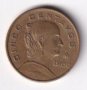 Tutti le monete: Mexico 5 centavos 1960 – Usato da Neuchâtel venduto da karlpierrino 1