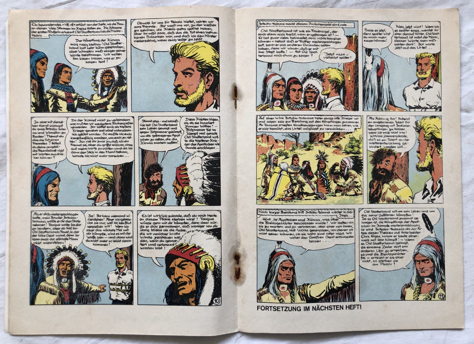 Fumetti: Winnetou - Heft Nr.6 - Lehning Verlag – Usato da Schaffhausen venduto da durruti 2