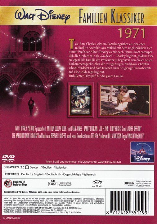 Alle DVDs: Die Millionen-Dollar-Ente [DVD] – Neu und originalverpackt aus Reckingen VS von Melando 1