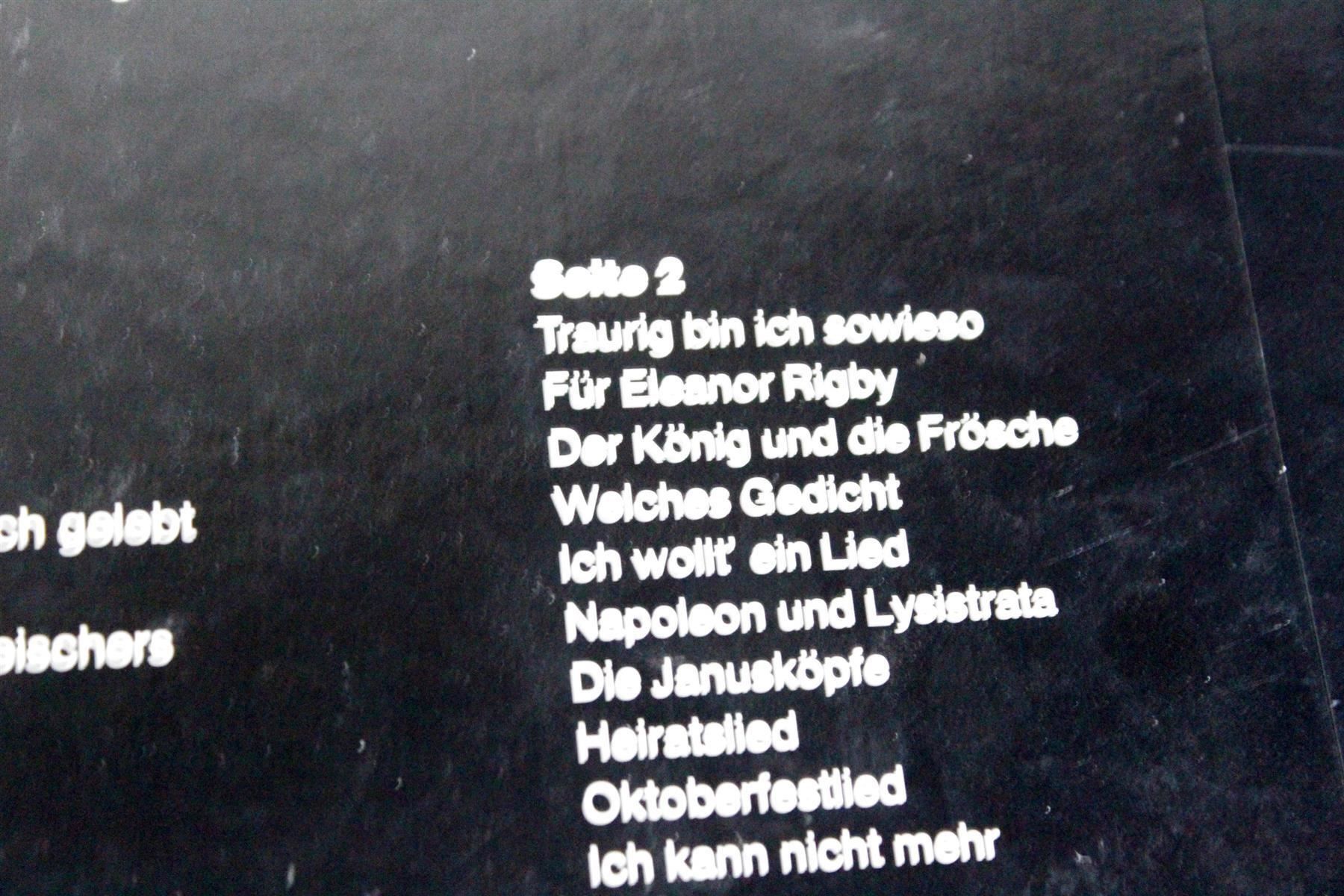 Libri: BETTINA WEGNER: Lieder und Gedichte – Usato da Bern venduto da vinyl-heaven 6