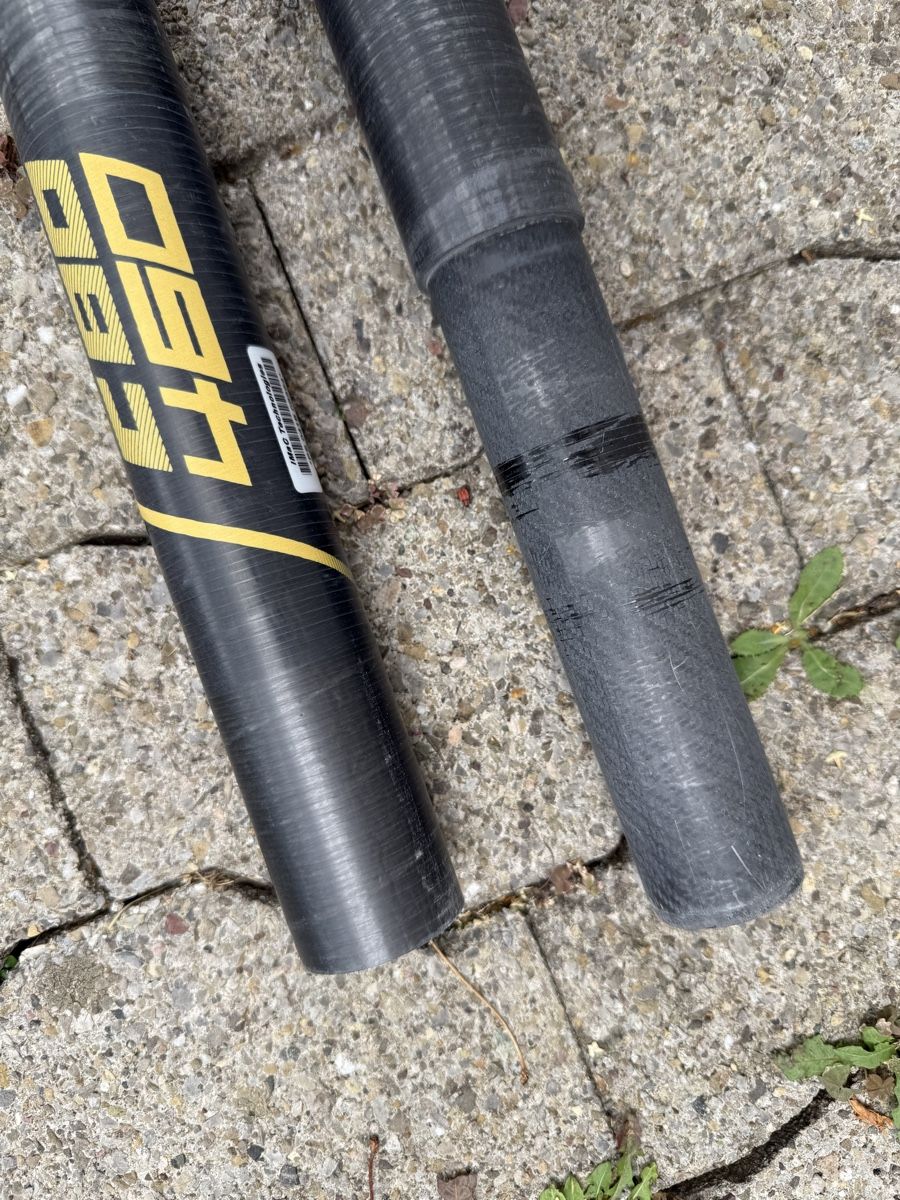 Surf: Point 7 . 2-teilige C80 Windsurfmast, länge 460 – Usato da Biessenhofen venduto da waltermaarse 1