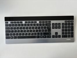 Rapoo Tastatur Ultra Slim, aus Metall