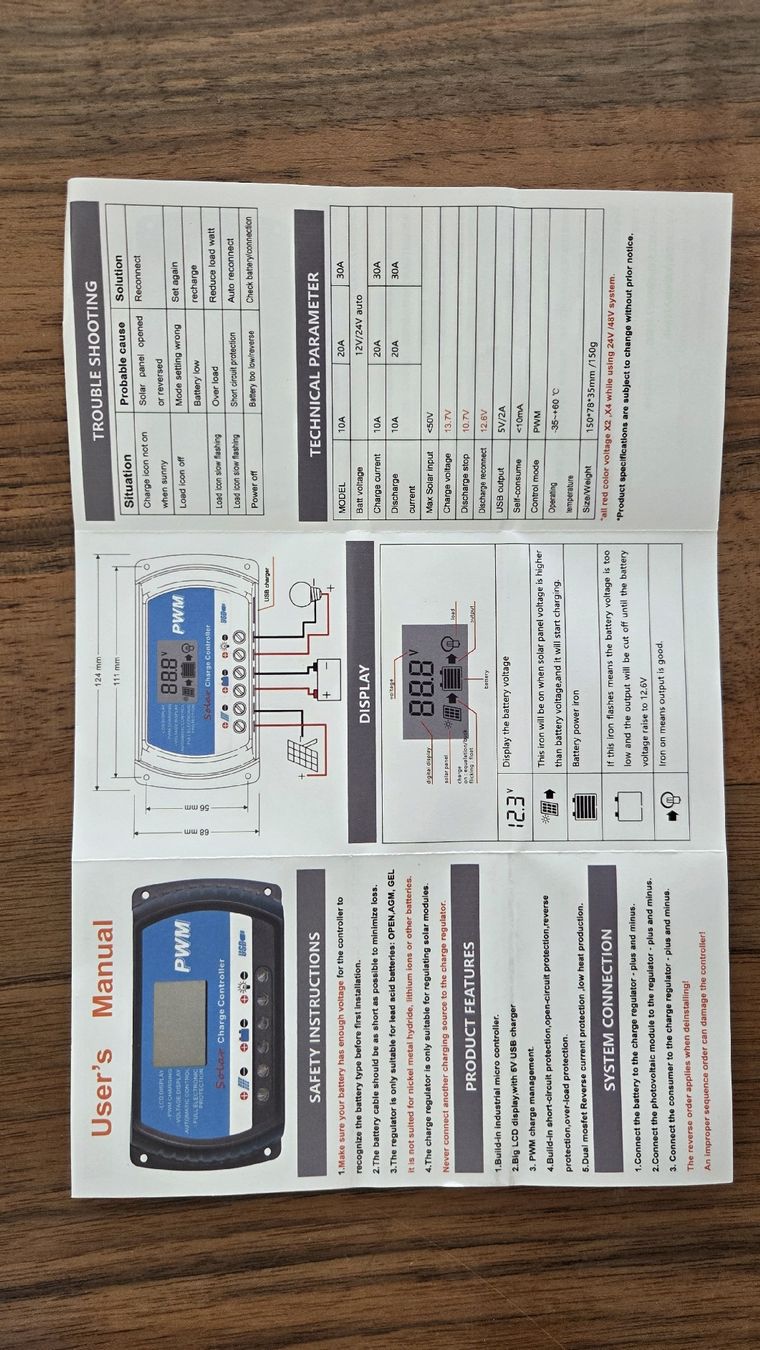 Caricatori & Batterie: Solar Laderegler PWM 30A – Usato da Malters venduto da o_ANDI_o 7