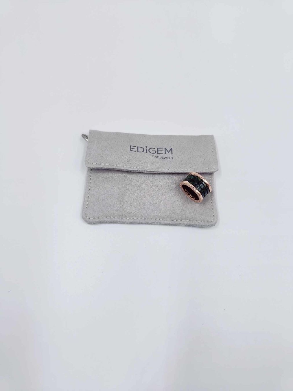 Bulgari Anelli: BVLGARI "B ZERO" 3 BAND GRÜNER MARMOR RING – Usato da Luzern venduto da EdiGem 1