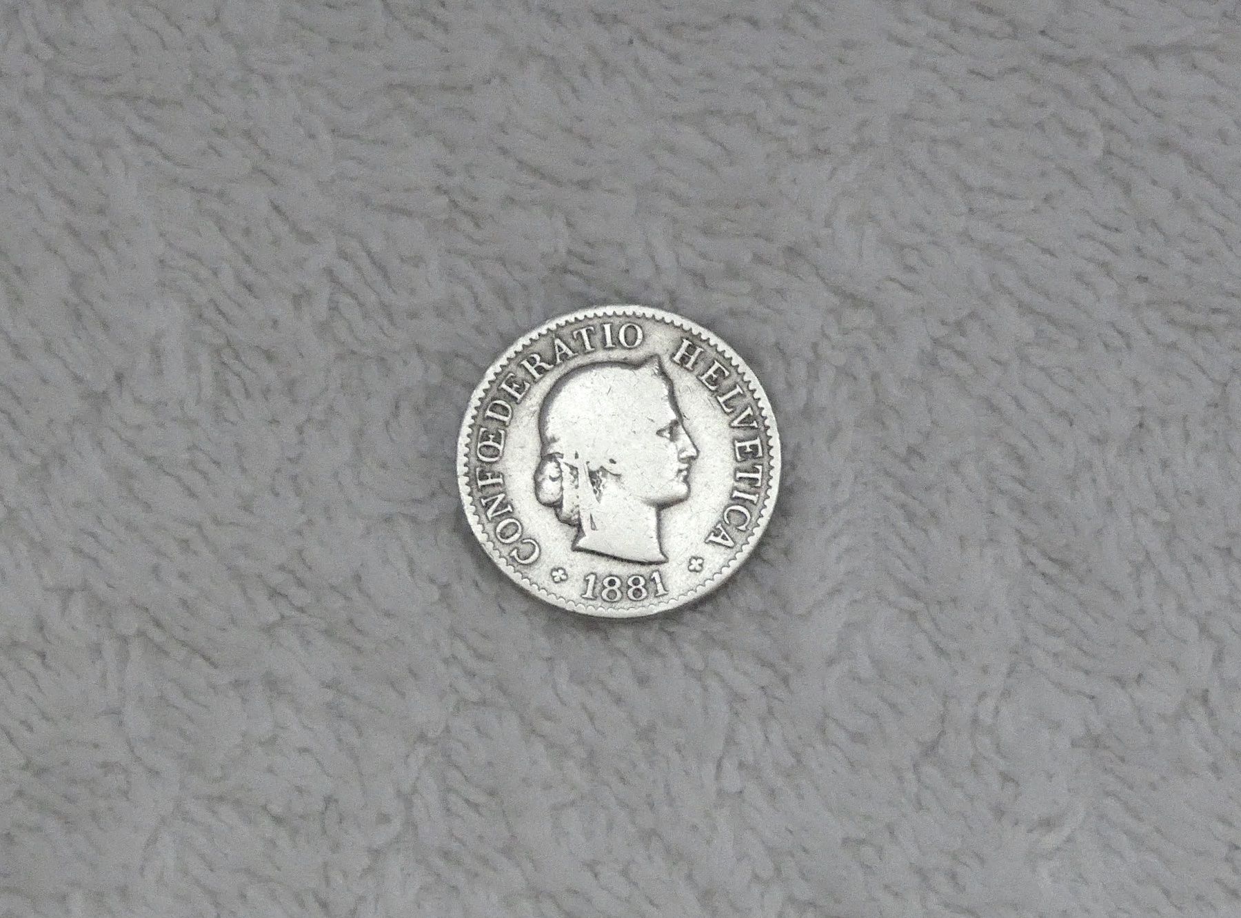Tutti le monete: 5 centimes/Rappen 1881 – Usato da Nyon venduto da Ilmi09