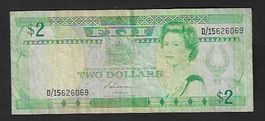 Fiji  2  Dollars  Gebraucht