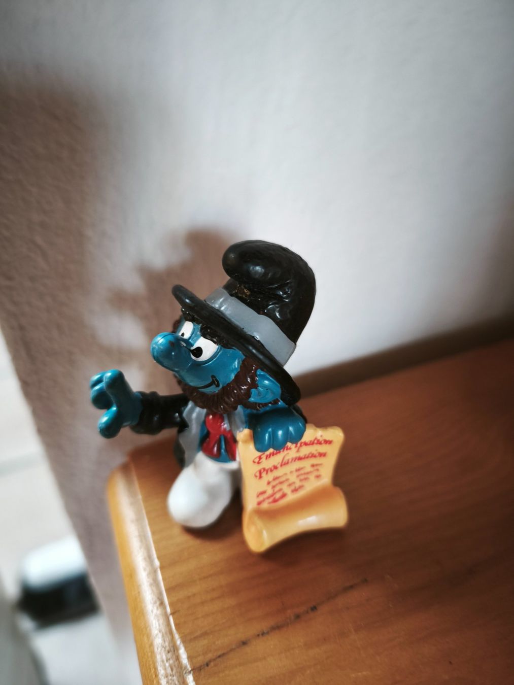 Schleich Spielzeuge: Schleich Schlumpf/Smurf Abraham Lincoln – Gebraucht aus Davos Wiesen von fisch018 1