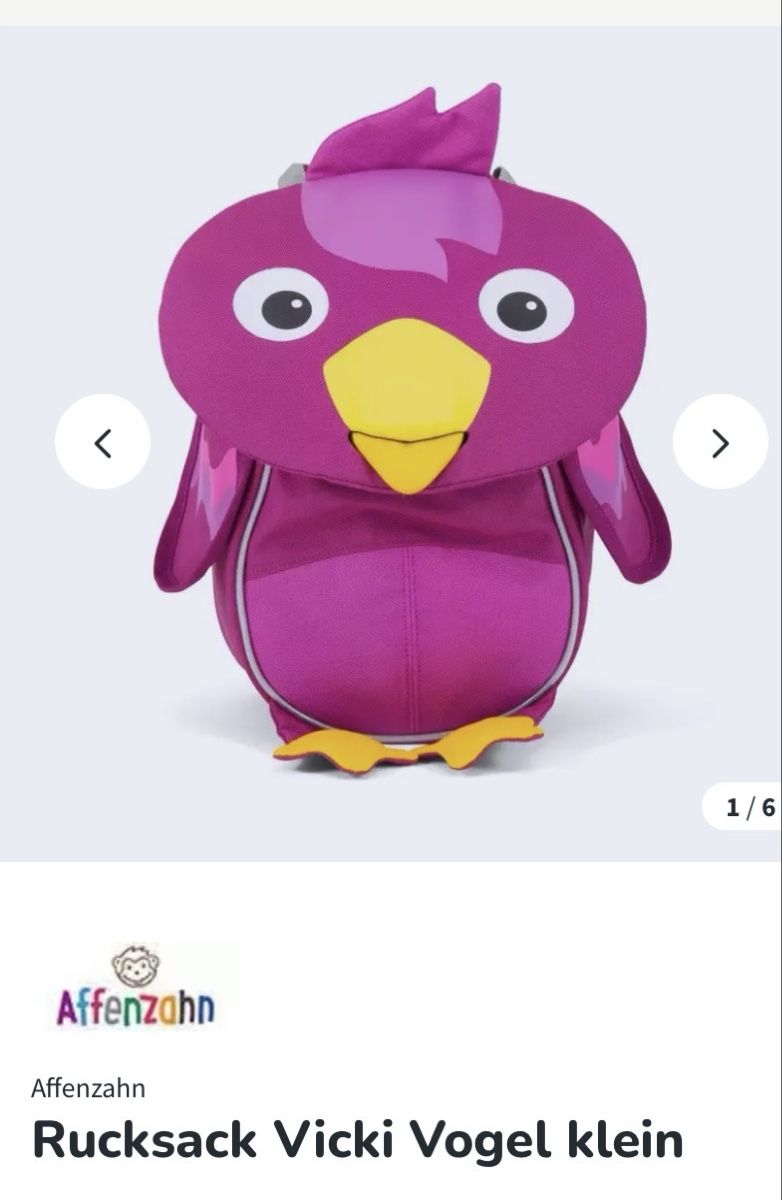 Borse & Zaini: Rucksack Vicki von Affenzahn – Usato da Fenkrieden venduto da Rdaphne 2