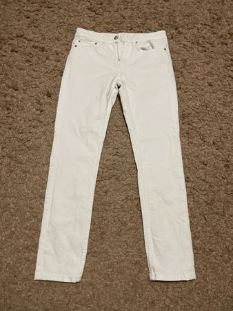 Pull&Bear Damen Jeans, weiss, Slim