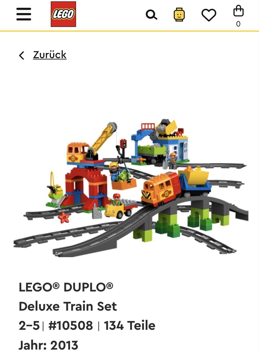 Lego Giocattoli: LEGO DUPLO Eisenbahn Super Set 10508 – Usato da Emmenbrücke venduto da taigi01 4