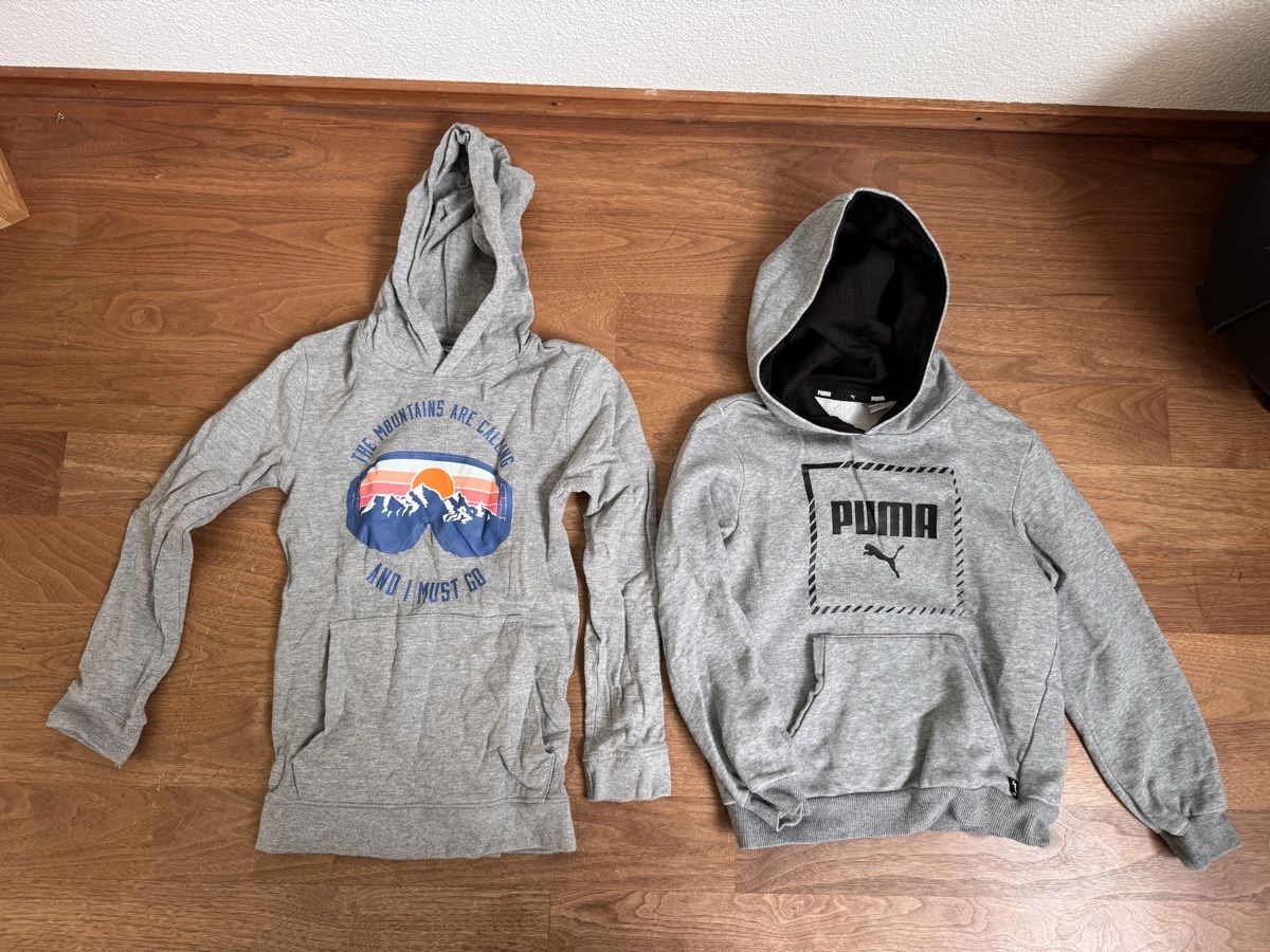 Maglioni & Felpe: 2 graue Hoodies, Grösse 146 – Usato da Luzern venduto da simona80