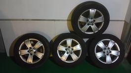 4 Roues complètes d'origine Škoda 15" Pneus Nokian 205/50R15