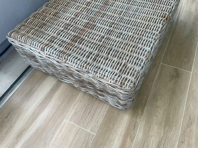 Sgabelli: Ratan Lounge Hocker 80x80x30cm – Usato da Widen venduto da Fachmaa83 2