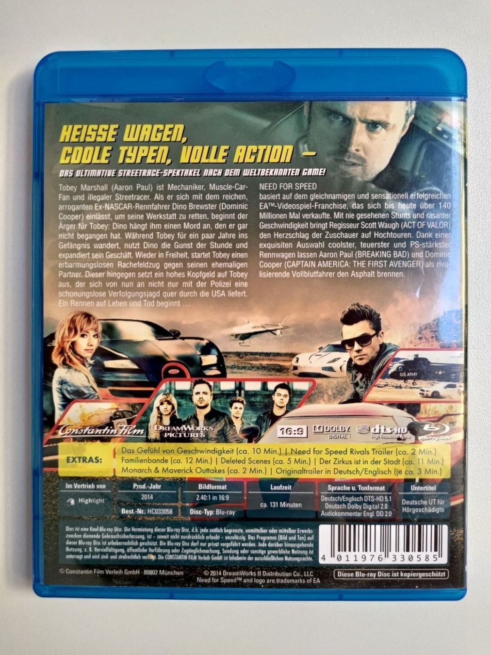 Tutti i DVDs: Need for Speed – Usato da Liestal venduto da Kratzilla 2