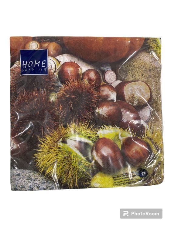 Herbst Servietten 40 Stück - Kürbis & Ahornblätter Design Für Thanksgiving Deko