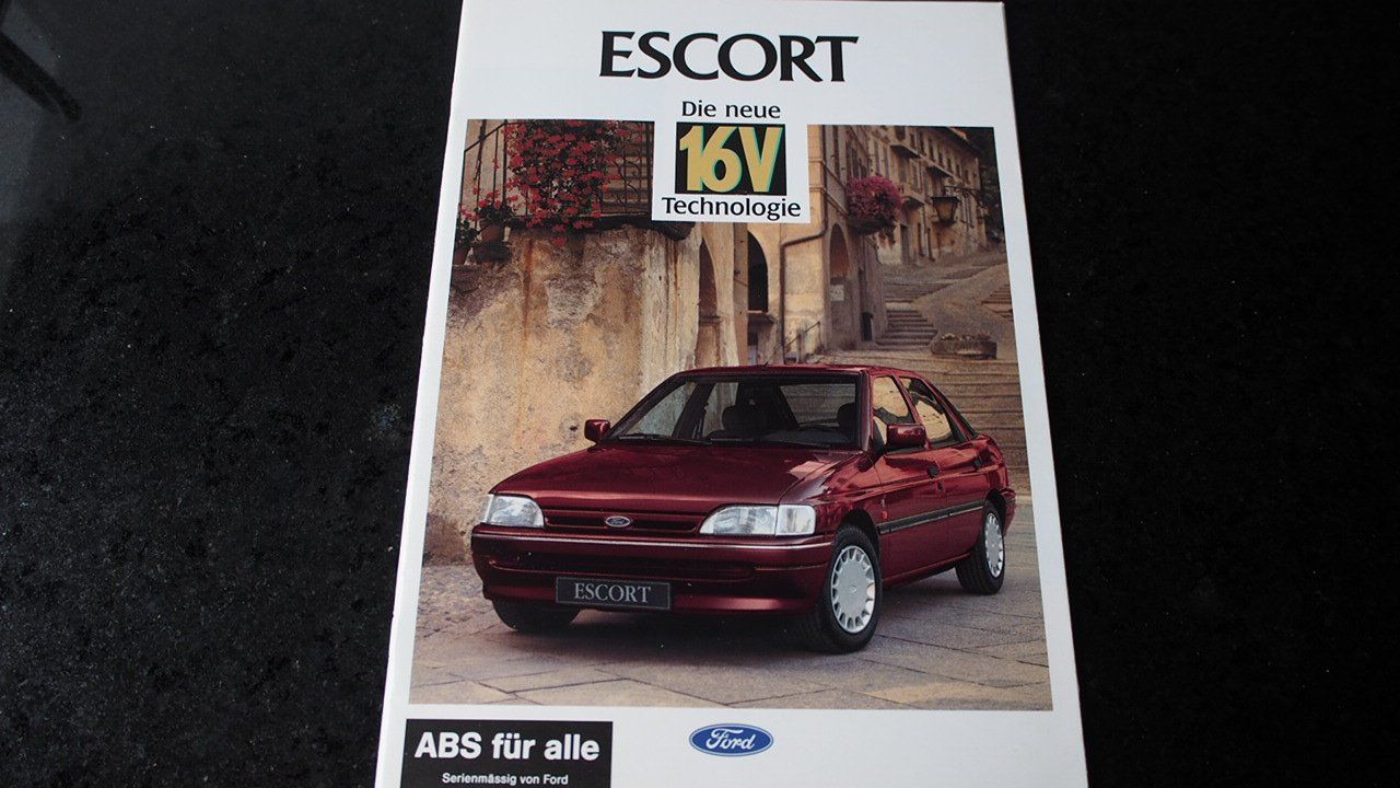 Ford Documenti: Ford Escort Prospekt 1992 – Usato da Zofingen venduto da sosalinos01