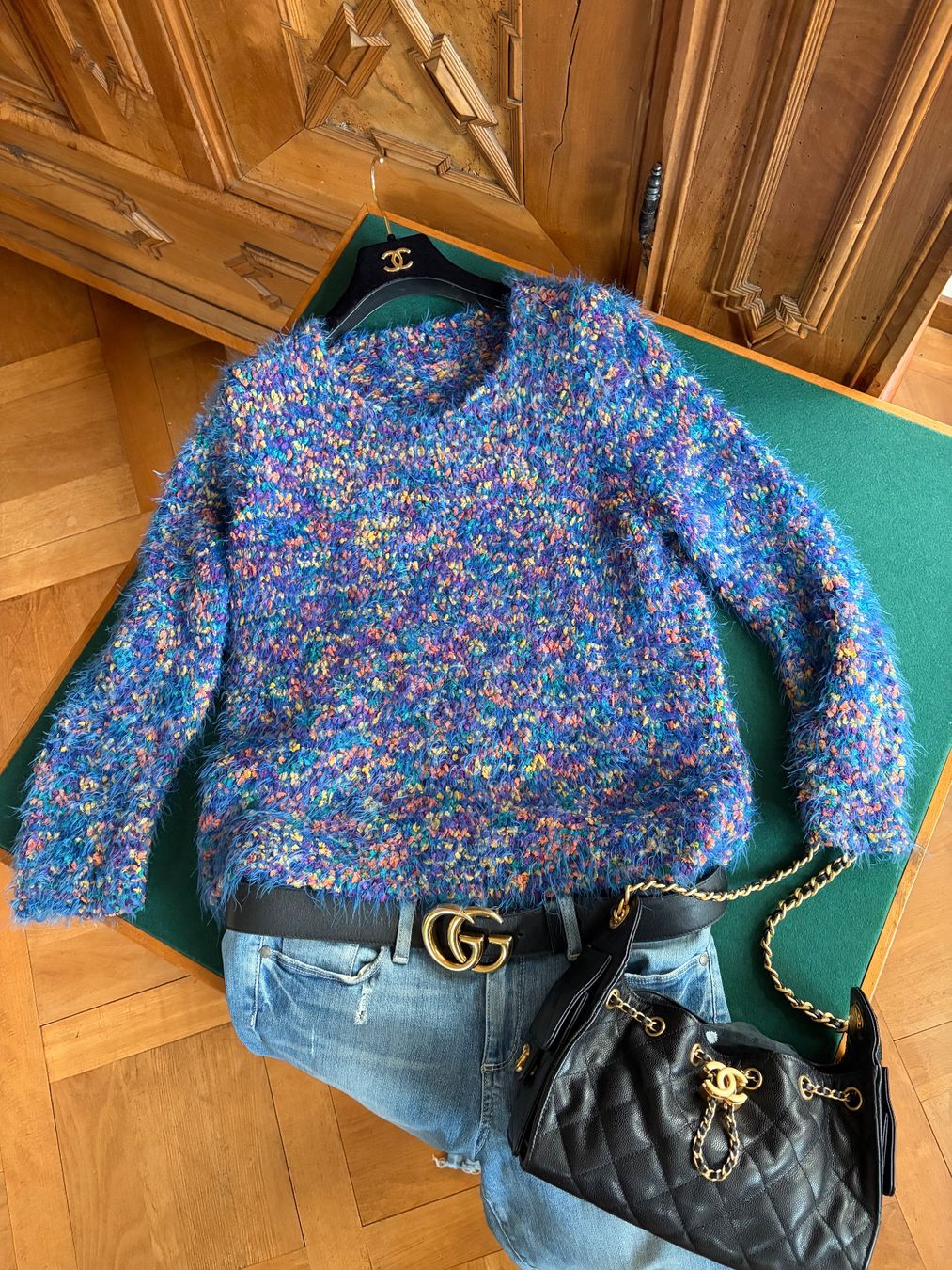 Pullover & Sweatshirts: SOFHIE SECRET S.L. VINTAGE Pullover  Seidenmischung Bouclé – Gebraucht aus Interlaken von Bona55 9