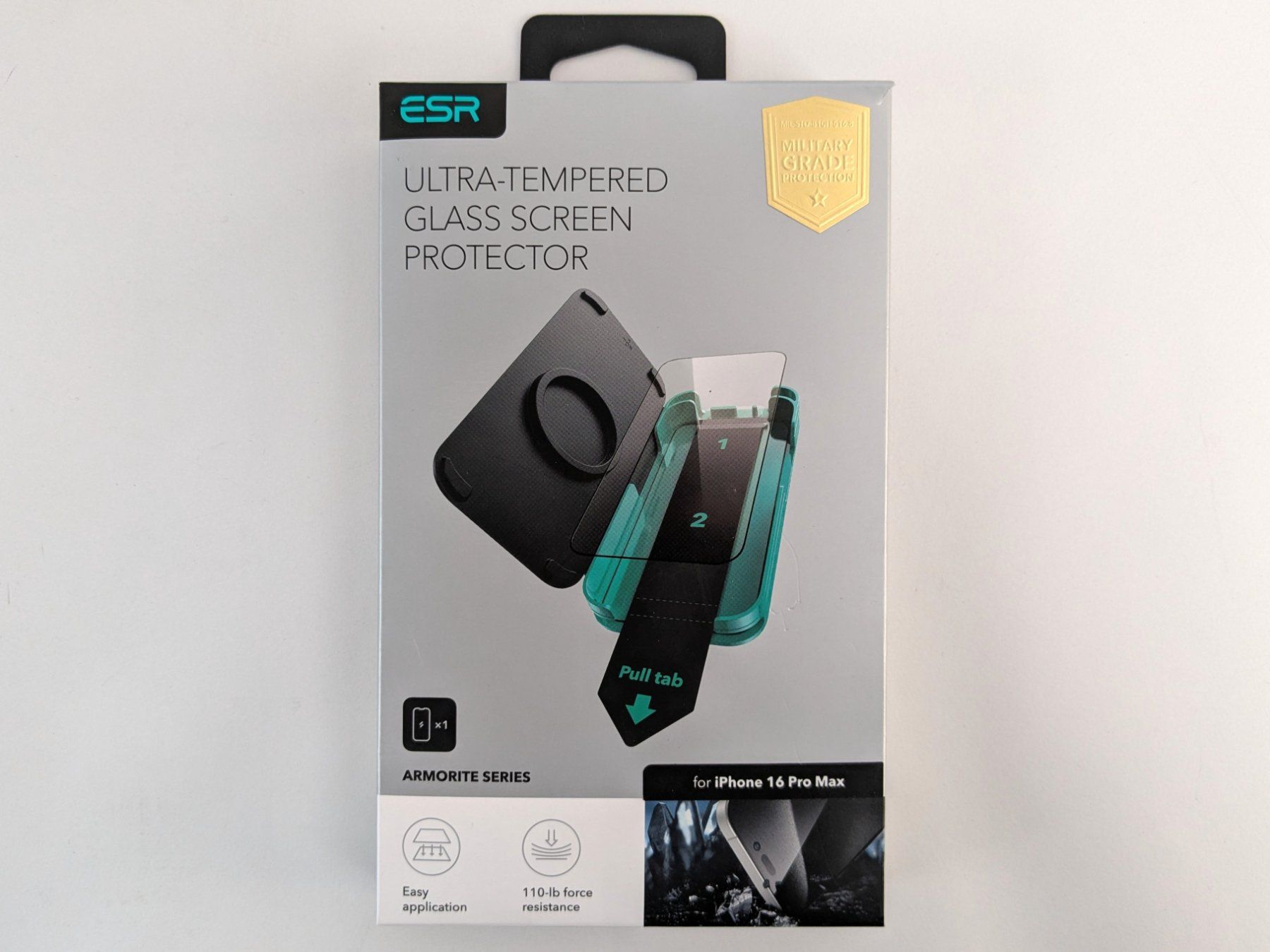 Cover & Protezioni schermo: ESR Armorite Displayschutz iPhone 16 Pro Max – Nuovo (secondo la descrizione) da Dintikon venduto da Restwert_Dintikon 3