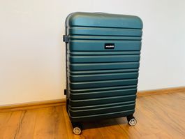 Hartschalenkoffer Koffer Rollen abnehmbar XL 71cm Grün NEU