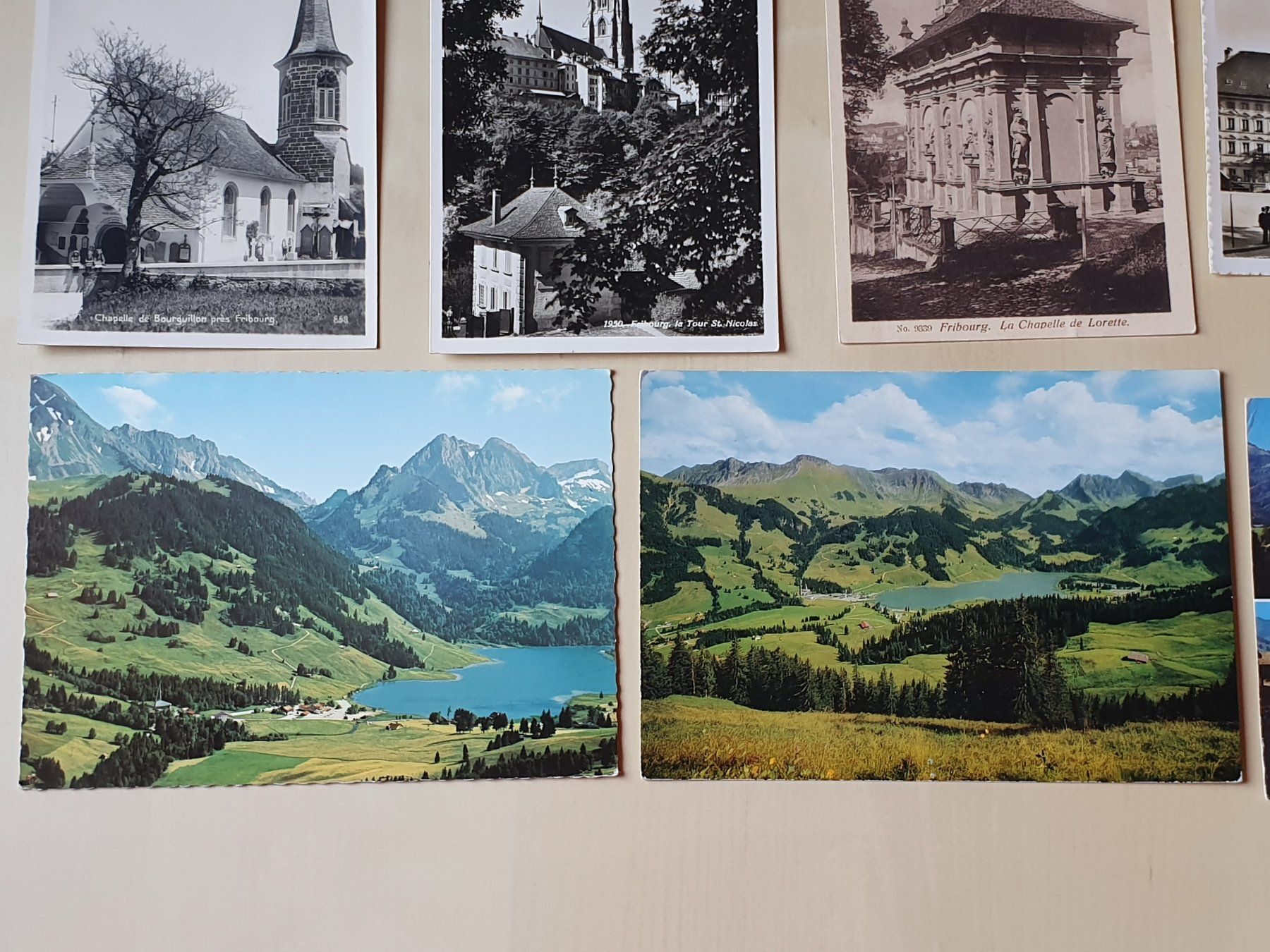 Cartoline postali: 13 x Karten Fribourg ab 1934 – Usato da Stansstad venduto da collectorsshop 6