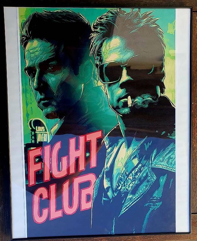 Foto & Immagini: Poster con cornice Fight Club Brad Pitt – Usato da Canobbio venduto da Pablo77 1
