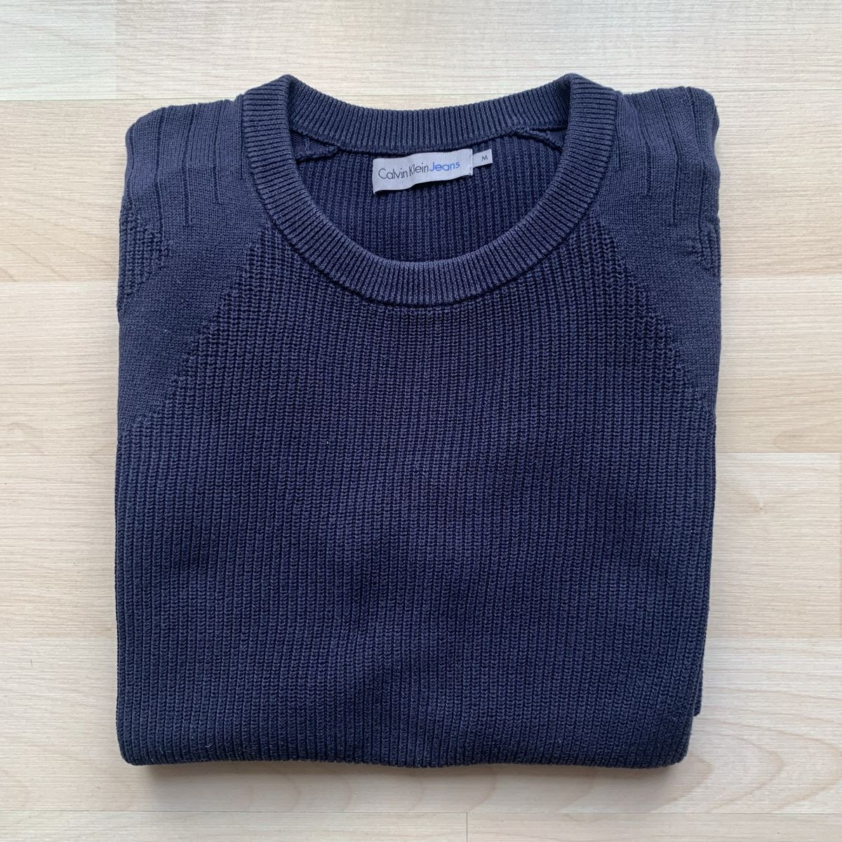 Calvin Klein Maglioni & Felpe: Calvin Klein Cotton Navy Pullover Crew Neck Jumper Medium – Usato da Kriens venduto da mat_9gtt 1