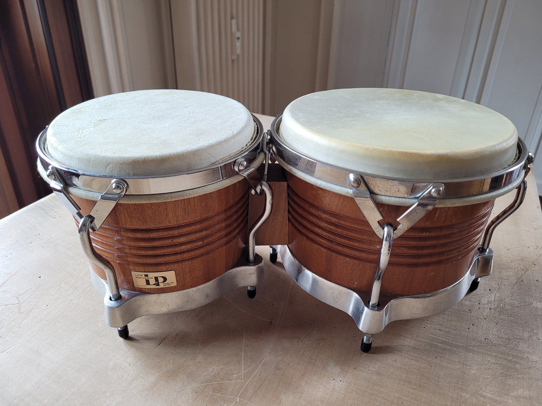 Musikinstrumente: Original vintage Latin Percussion LP Bongos, 1970er Jahre – Gebraucht aus Zürich von Engiadinabassa
