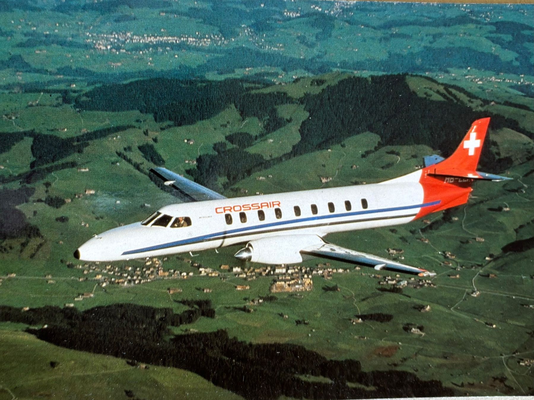 Cartoline postali: Crossair, Metroliner III – Usato da Frauenfeld venduto da Merk52