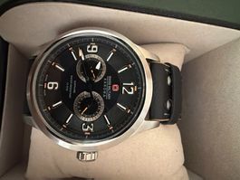 Swiss Military Hanowa Uhr Herren Automatik Datum Saphirgl...