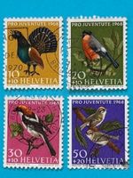 🤸Briefmarken 1968 Série timbres🐦PRO JUVENTUTE🤸francobollo