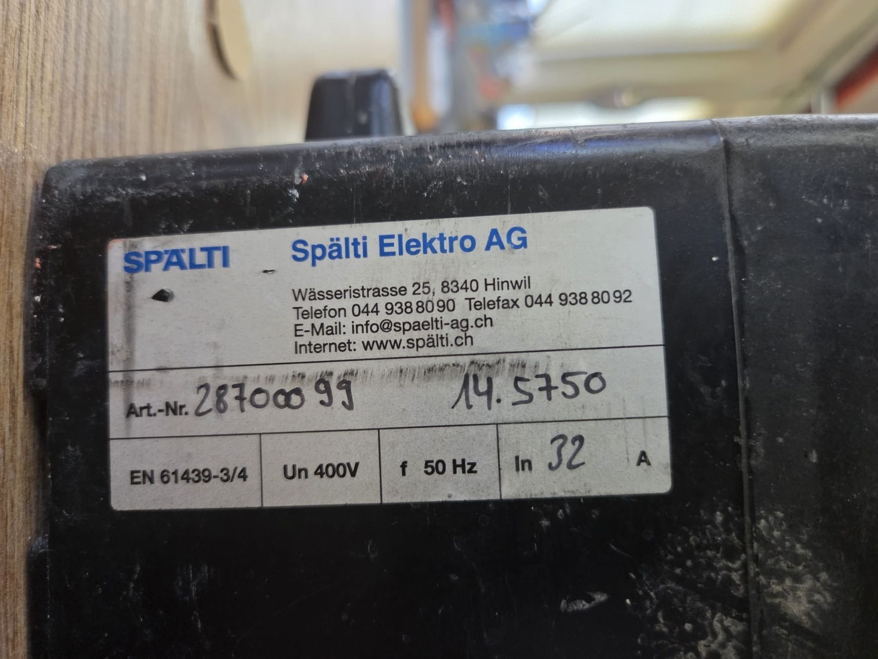 Elektrotechnik: Baustromverteiler  32 A – Defekt aus Oberhasli von Cortina 4