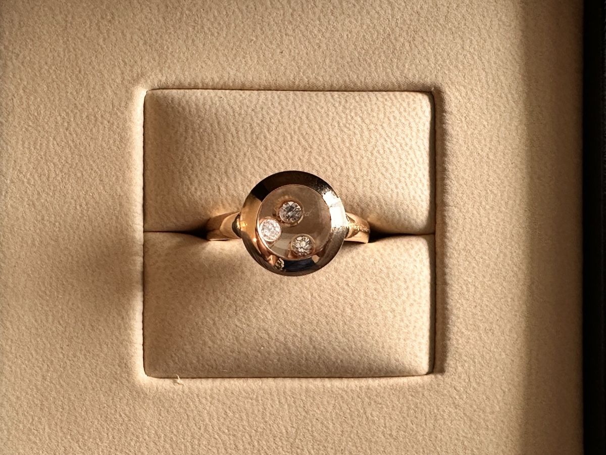 Chopard Ringe: Chopard Happy Diamonds Ring 18K Rose Gold | Full Set – Neu (gemäss Beschreibung) aus Zürich von ann_m2vs